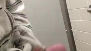 Jerking in a jersey bathroom