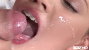 Barely legal high school slut Sugar Baby wants his big cock inside her ass
