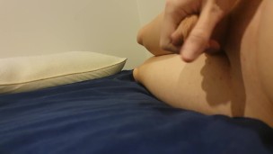 Jerking off in bed