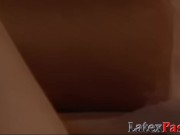 Latex dominatrix dildo fucking inked sub babe 5/16