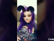 Tit drop compilation - Screenshot 13 of 16 - Purple Hair