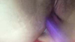 Playing with dripping wet pussy