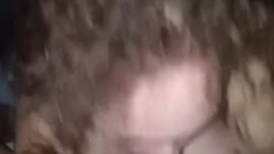 White tourist babe sucks BBC and begs for cum