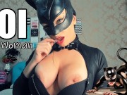 Jerk Off Challenge Cosplay Cat Woman BIG BOOBS - Desafio da Punheta