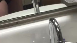 Public Restroom Hung Cock Jerk