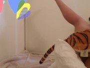 Plushie tiger with dildo 14/16
