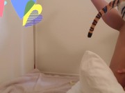 Plushie tiger with dildo 15/16