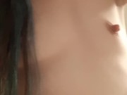 Peeing on the floor and all over my toes 16/16