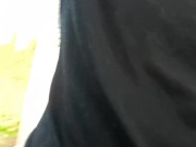 Practicing my Distance Peeing Outside 2/16