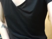 Practicing my Distance Peeing Outside 6/16