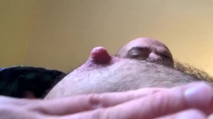 Verbal Stud Daddy Showing Off Huge Nipples in Open Shirt