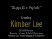 Cute Young Kimber Lee Sucks & Milks Your Cock Dry! 1/16