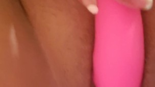 Vibrations make her drip