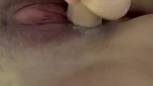 Fucking my Tight Pussy W Dildo