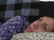 Ex Girlfriend Nicole in Pajamas Playing with Tits 4/16