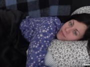 Ex Girlfriend Nicole in Pajamas Playing with Tits 6/16