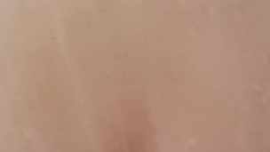 Playing with my tits in the bathtub