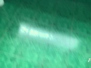 Frightened babe does blowjob in the toilet with copious ending in her mouth 16/16