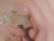 dentro de una deliciosa vagina