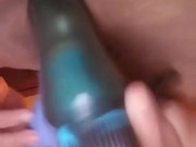 Pleasing myself while daddy is away