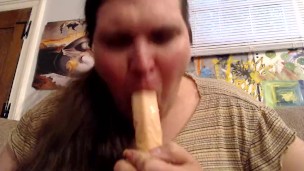deepthroating my favorite toy