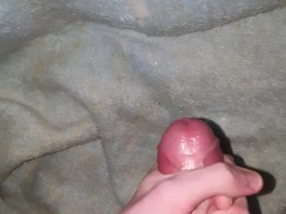 Powerful cum shot
