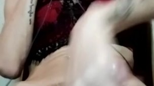 PINAY TRANS PLAYING HER PET