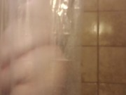 Watch me as I shower and get all hot and wet