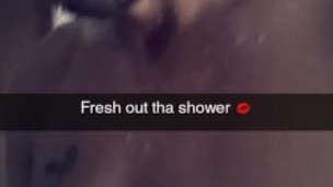 After Shower Snapchat