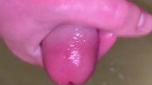 Busting a nut in the shower 4K