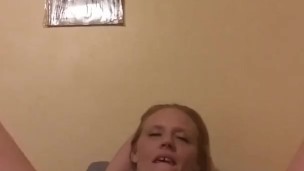 Hottie Milf plays with tight pussy