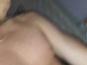 Creams all over cock and then nice money shot at the end 10/16