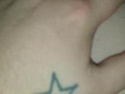 Fucking my pregnant wife cowgirl + reverse cowgirl, creampied and pisses! 6/16