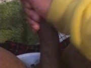 Jacking Off On The Toilet