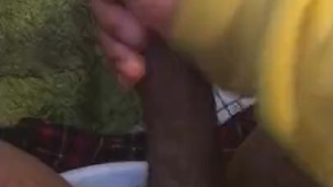 Jacking Off On The Toilet