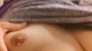 Lactating little titties
