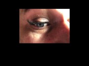 Test magnetic eyelashes