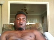 Having fun playing with my cock