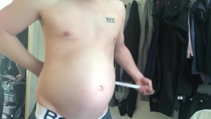 Stuffed Belly In Boxers