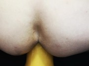 big butternut squash anal insertion stretching