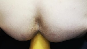 big butternut squash anal insertion stretching