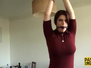 Real busty bound bdsm sub 3/16