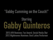 MexiMilf Gabby Quinteros Fucks Herself On Her Couch! 1/16