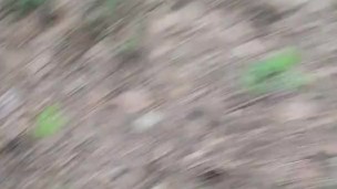 Boy pissing and wanking outdoor