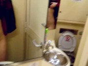 hot redhead pissing naked on a train - MollyRedWolf 12/16