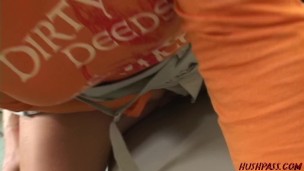 Short on Rent, Kayla Pays with Her Pussy