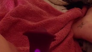 Cute alpaca long orgasm with hitatchi