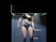 A Growing Woman is Trapped In a Box - Mini GTS Giantess Tall Girl