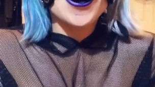 Sloppy Baby Drools on Ball Gag