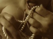 Carlycurvy ASMR with pearls and other sexy relaxing sounds 4/16